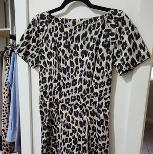 Leopard Print Mini Dress